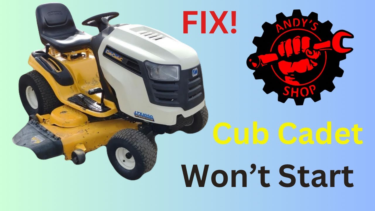 Cub Cadet LTX1050 w/Kohler SV715 22hp VTwin engine wouldn’t start- Fuel problem, carb clean, Fixed!
