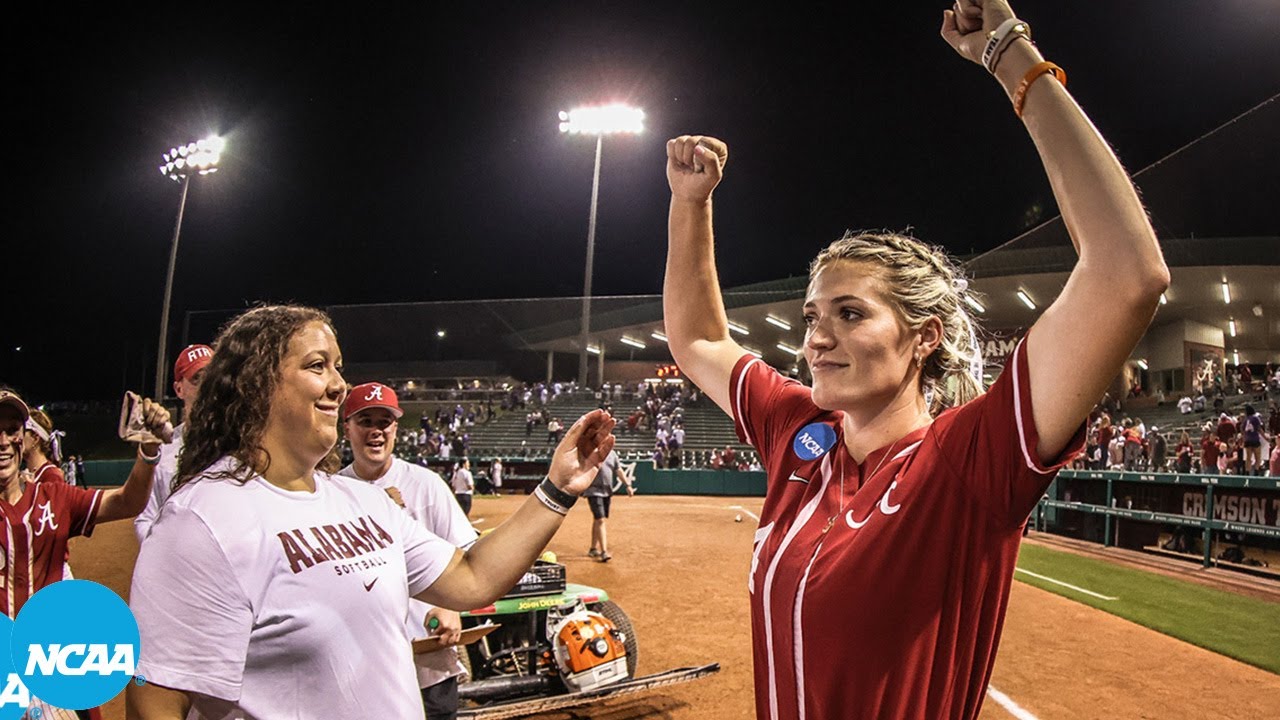 Montana Fouts shines in relief to keep Alabama softball alive