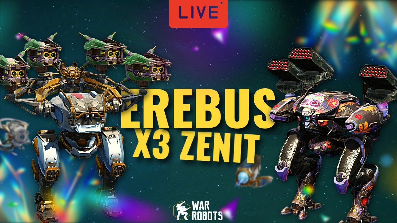 🔴 War Robots: (Pt.9) Erebus x3 Zenith | INTENSE Gameplay [WR]