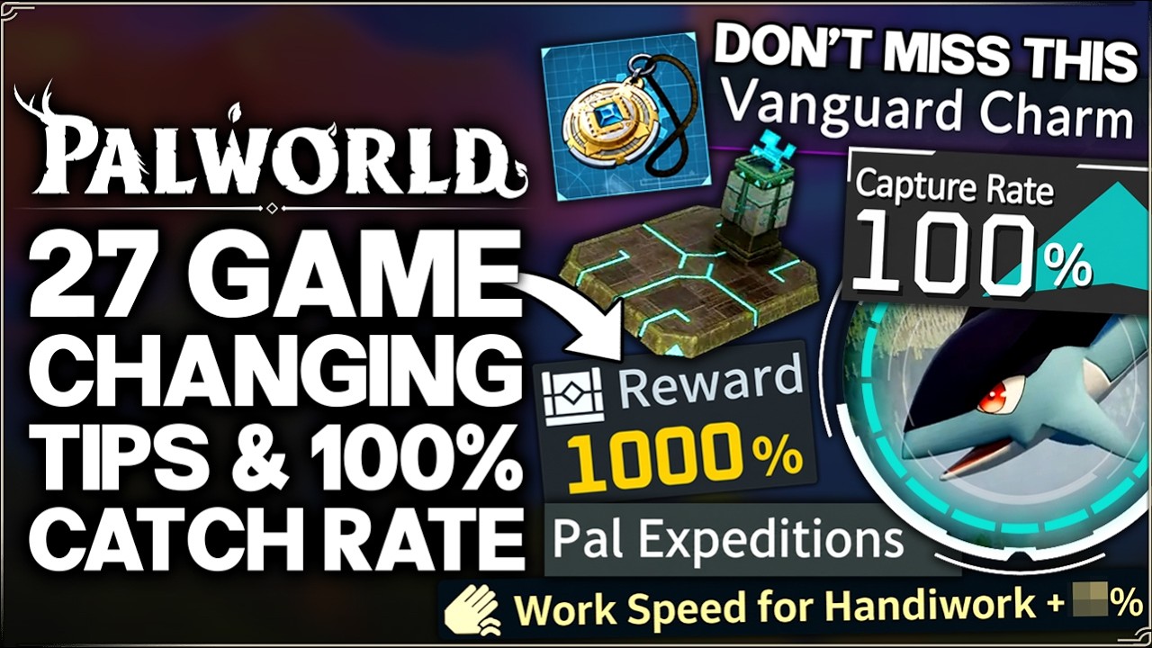 Palworld 1.0 &mdash; 100% легкая поимка ЛЮБОГО Пала, бесконечные предметы для экспедиций, амулеты и мно...