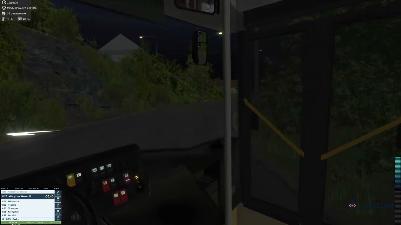 Simt Simulator lina 29 Univerzita-Rolky-Univerzita