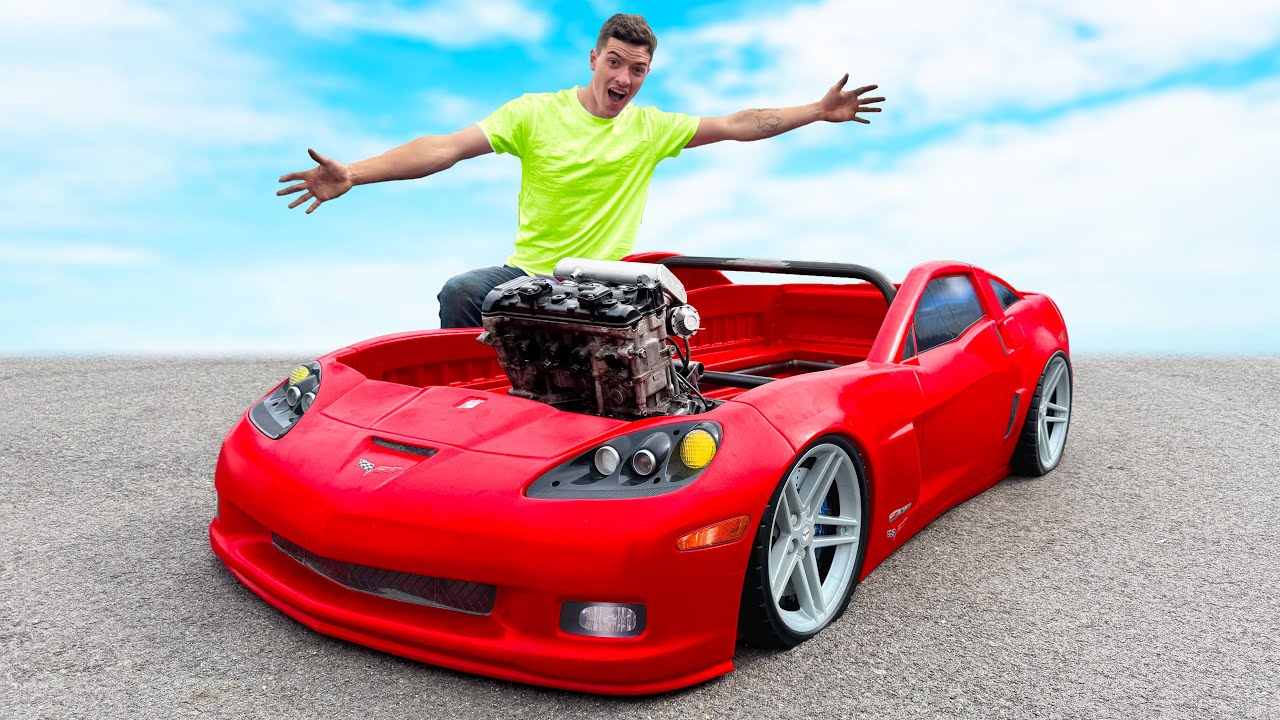 130HP Mini Corvette Go Kart Build!