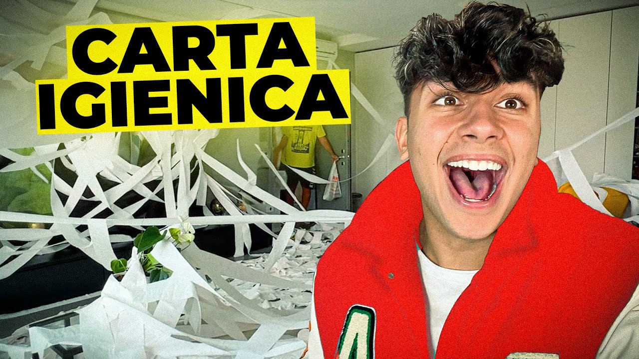 Riempio la Casa di CARTA IGIENICA ma... (scherzo incredibile)