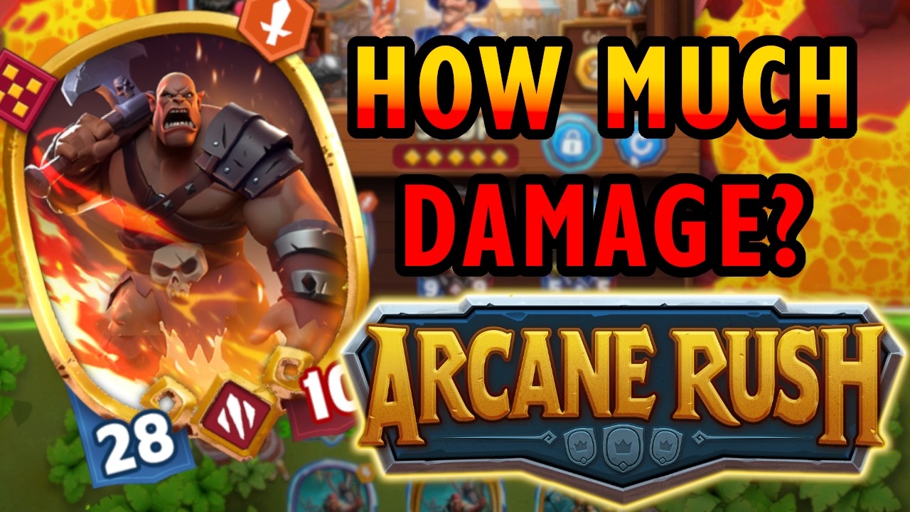Поле боя Arcane Rush - THE ORC BLENDER: Максимизируйте урон, наносимый Казом-сокрушителем черепов!