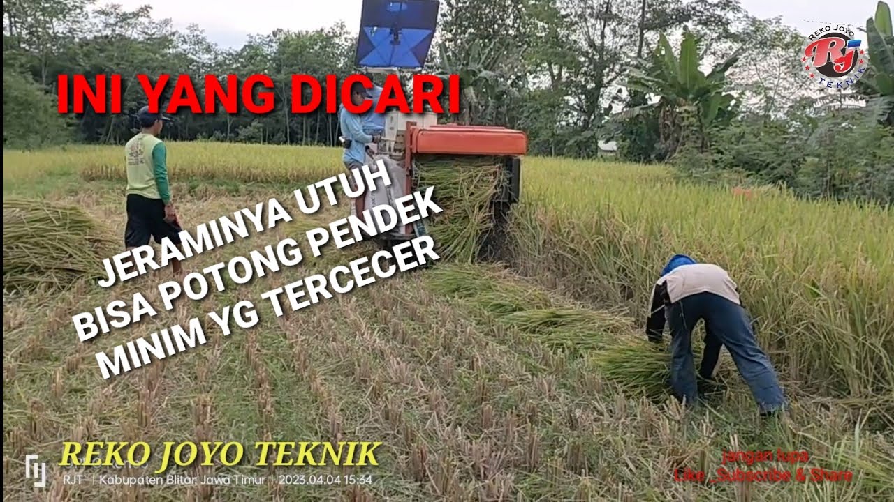 Combine Harvest, pemanen padi yg jarang di Indonesia