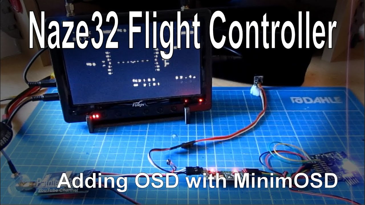 (3/8) Naze32 Flight Controller - Adding an OSD using MinimOSD