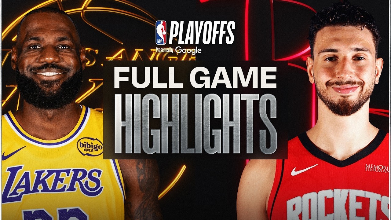 Houston Rockets vs Los Angeles Lakers Full Game Highlights | April 24,2026 | NBA Playoffs