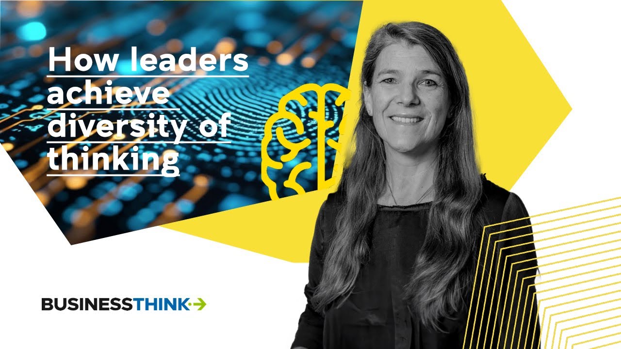 How can leaders achieve diversity of thinking?