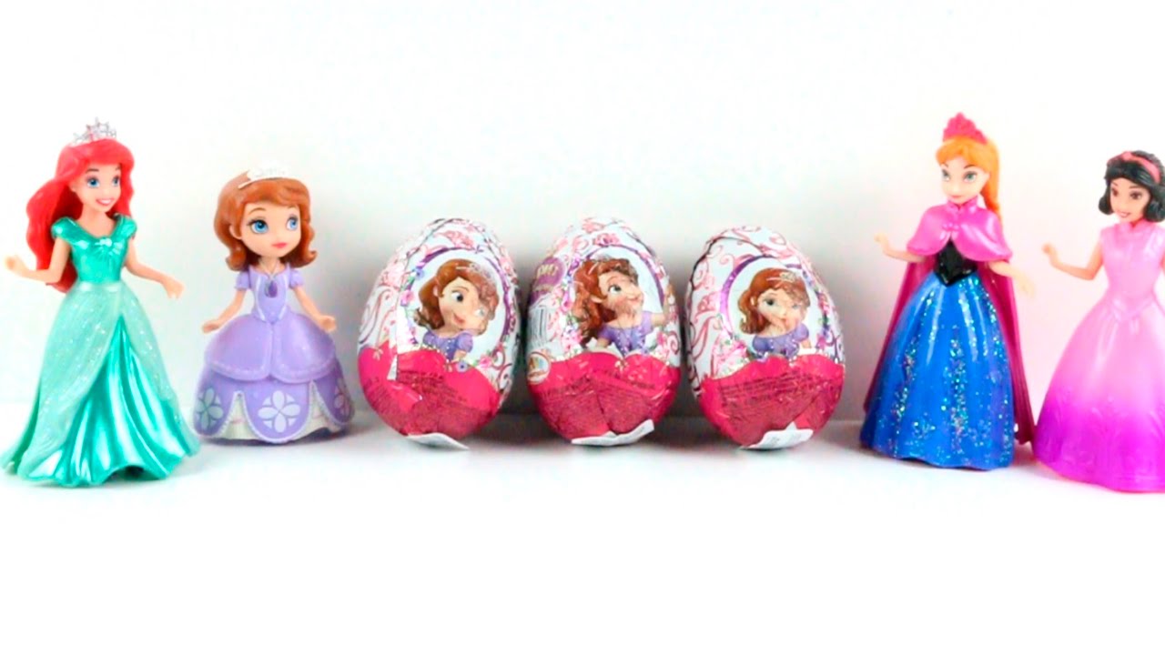 Juguetes sorpresa princesas Disney  Sofia the first en espa&ntilde;ol - V&iacute;deos de juguetes