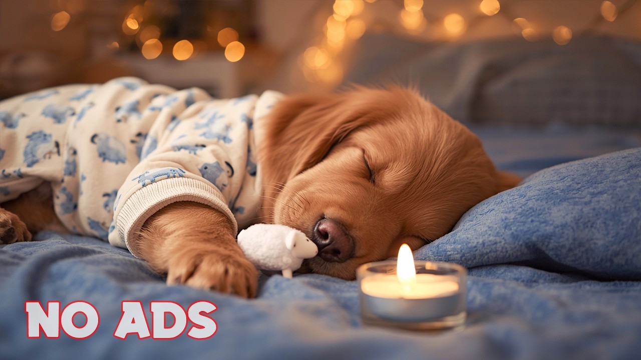 12 Hours Soft Calming Music for Dogs 🐾 Puppy Safe Sleep Sounds 🏠 Quiet Bedtime 🌙 No Ads
