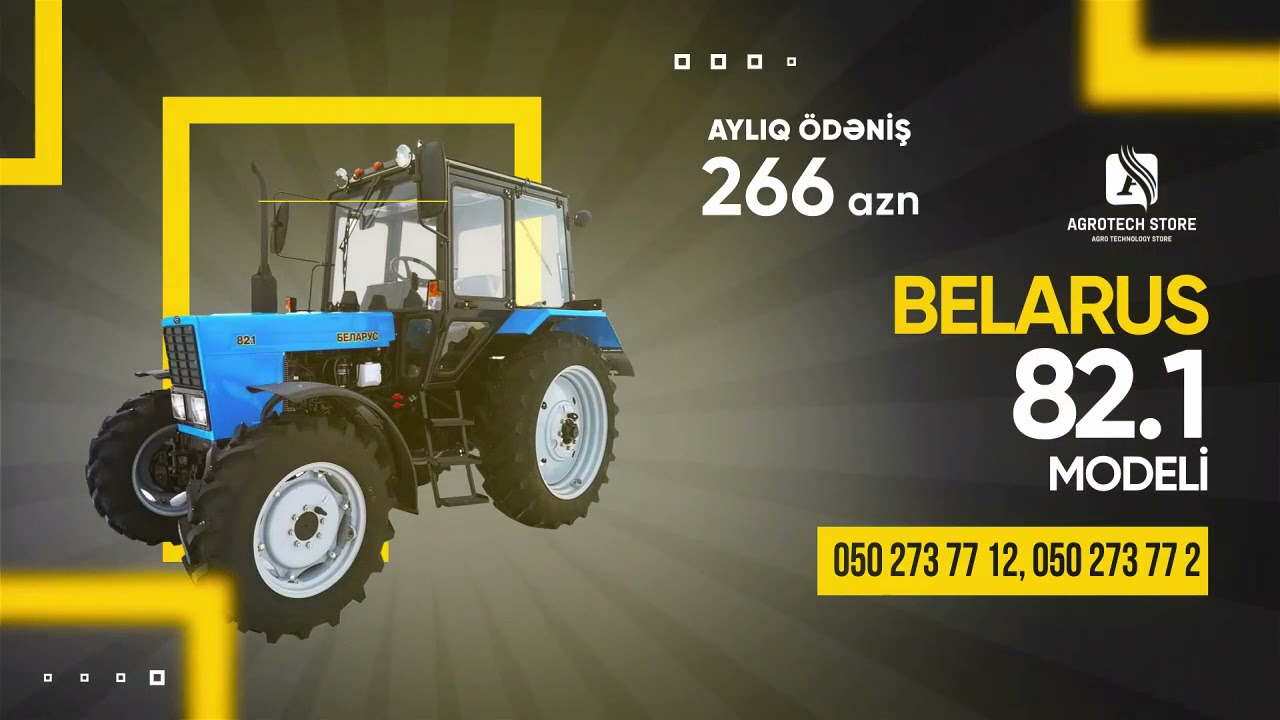 Belarus MTZ 82.1 traktoru - 40% G&uuml;zəştlə əldə edin!