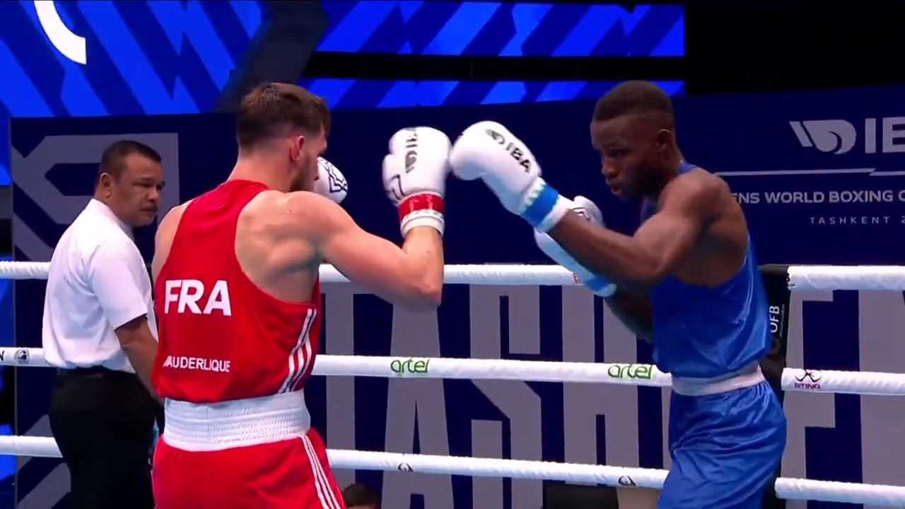 R64 (80KG) BAUDERLIQUE MATHIEU ALBERT (FRA) vs KONATE SEYDINA MOUHAMED (SEN)| IBA Championships 2023