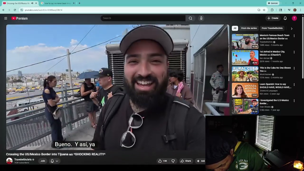Crossing the U.S.–Mexico Border to Tijuana 🇲🇽 (First-Time Reaction)