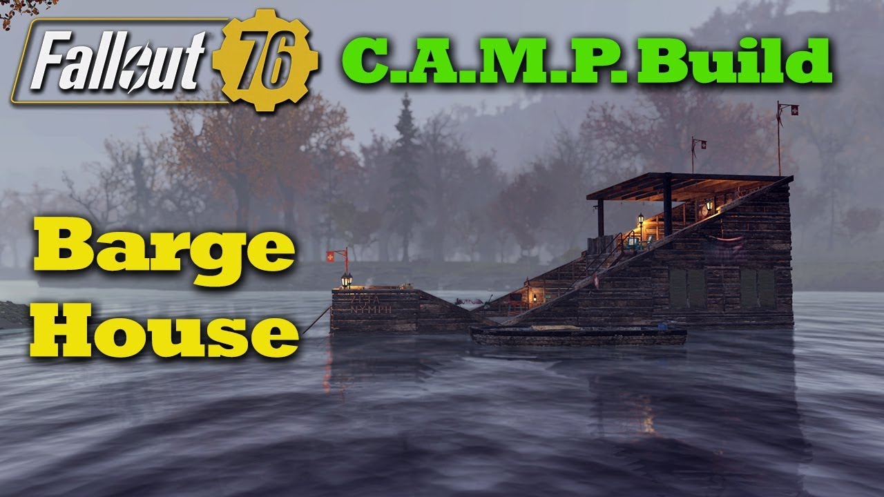 Fallout 76 C.A.M.P. Build: A Barge House