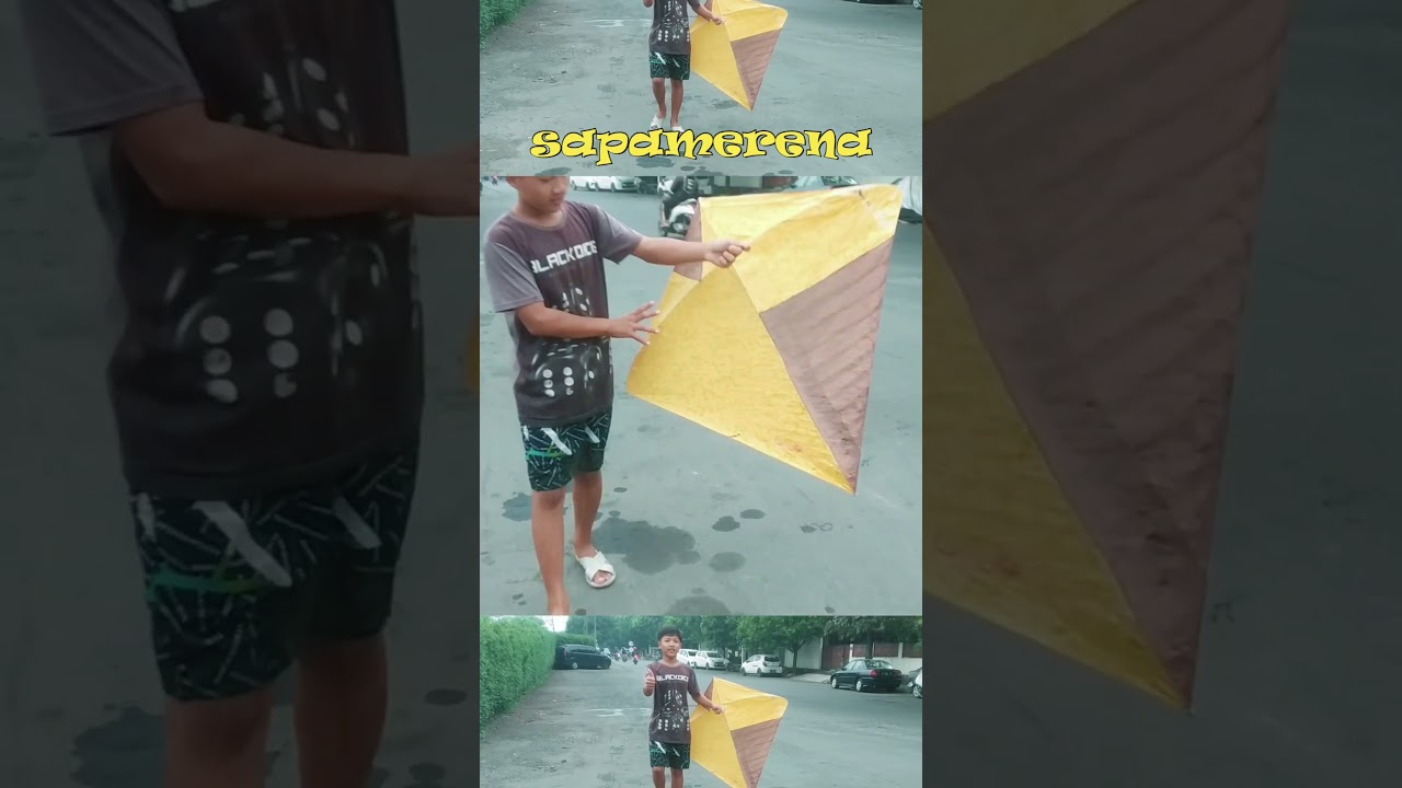 Kejar layangan putus padahal hujan 
