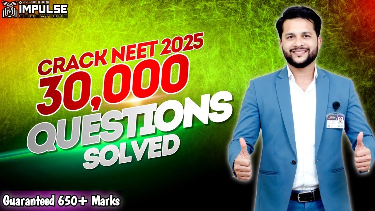 30,000 Questions | 104 Days | Your Road to NEET 2025 by Aamir Sir #neet #neet2025 #aamirsir #nta