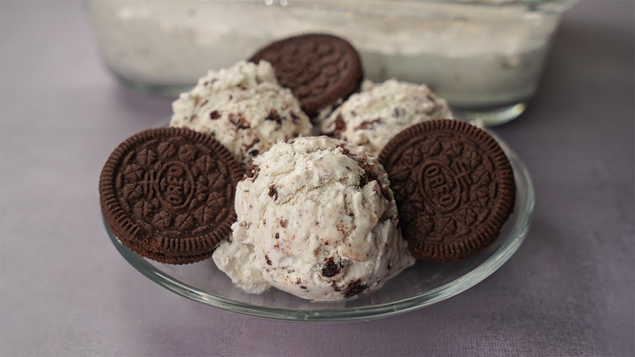 3 Ingredient Oreo Ice Cream Recipe | Homemade Ice Cream Recipe | Yummy
