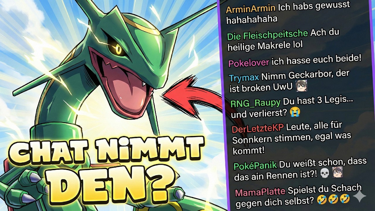 Der Chat baut UNSERE Pokémon-Teams! 😱 - DANN KÄMPFEN WIR!