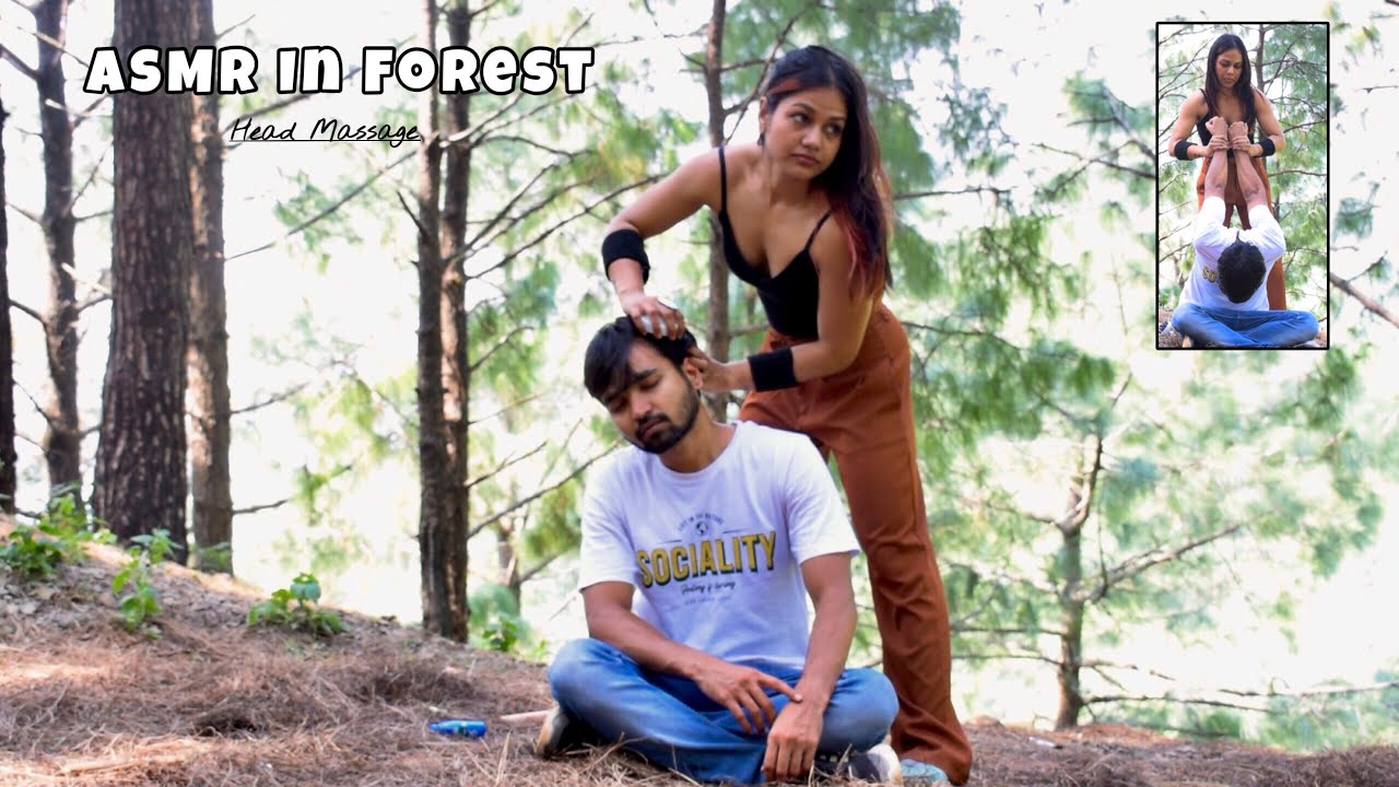 The Best ASMR Head Massage By Aishwarya In Forest | Scalp Massage | PureMassage