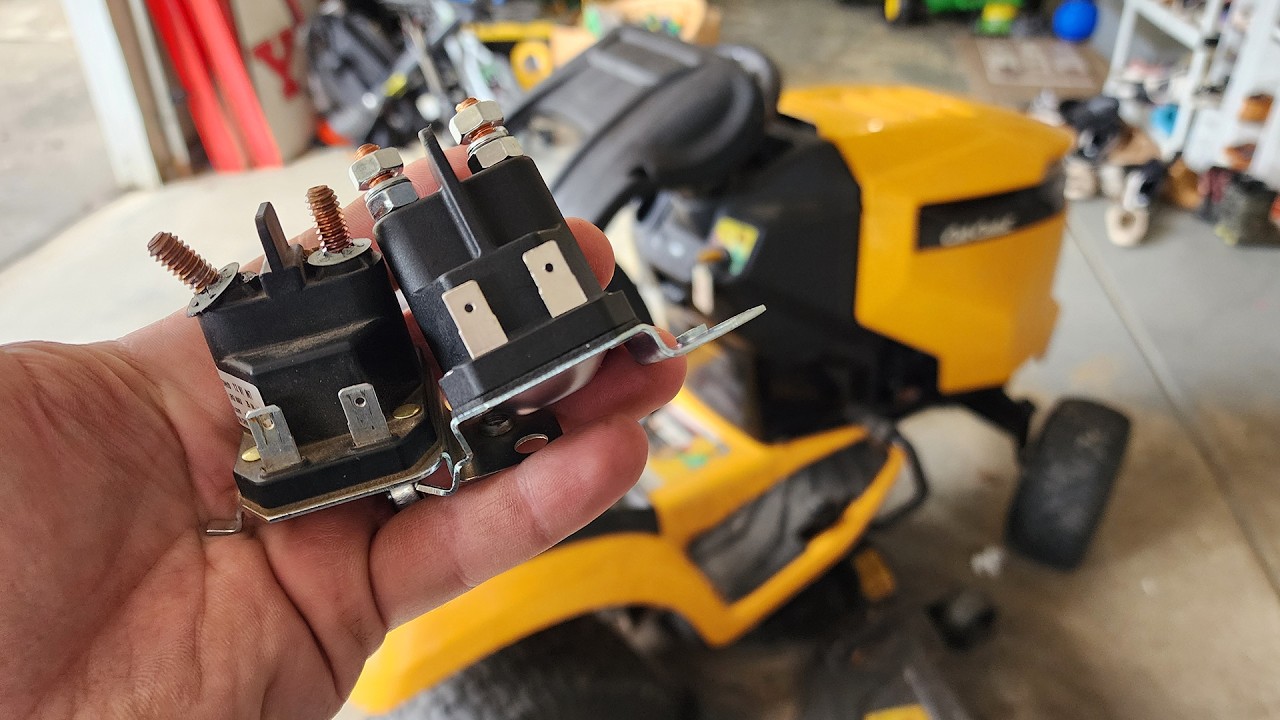 Как заменить соленоид стартера на Cub Cadet XT1 | Cub Cadet XT1 не заводится #cubcadet #diy