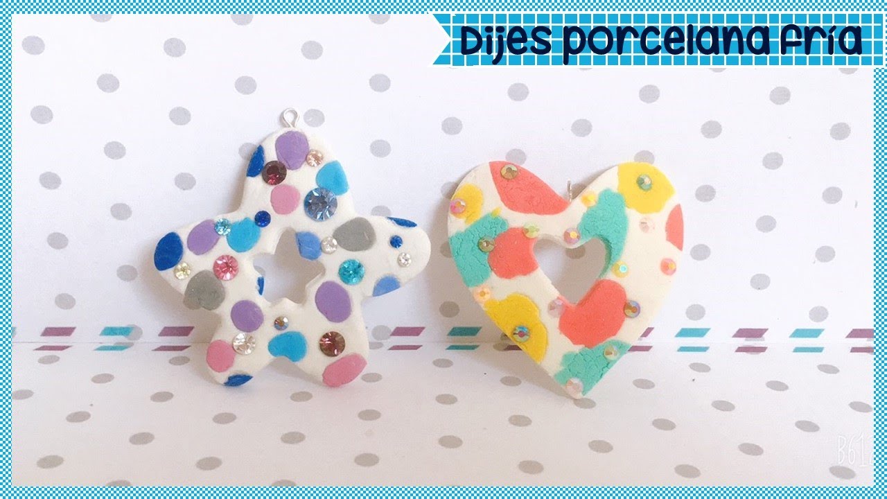 Porcelana Fría Dije/ polymer clay/ joyería/ llaveros/ adorno/ día de las madres/ DIY/ pasta flexible
