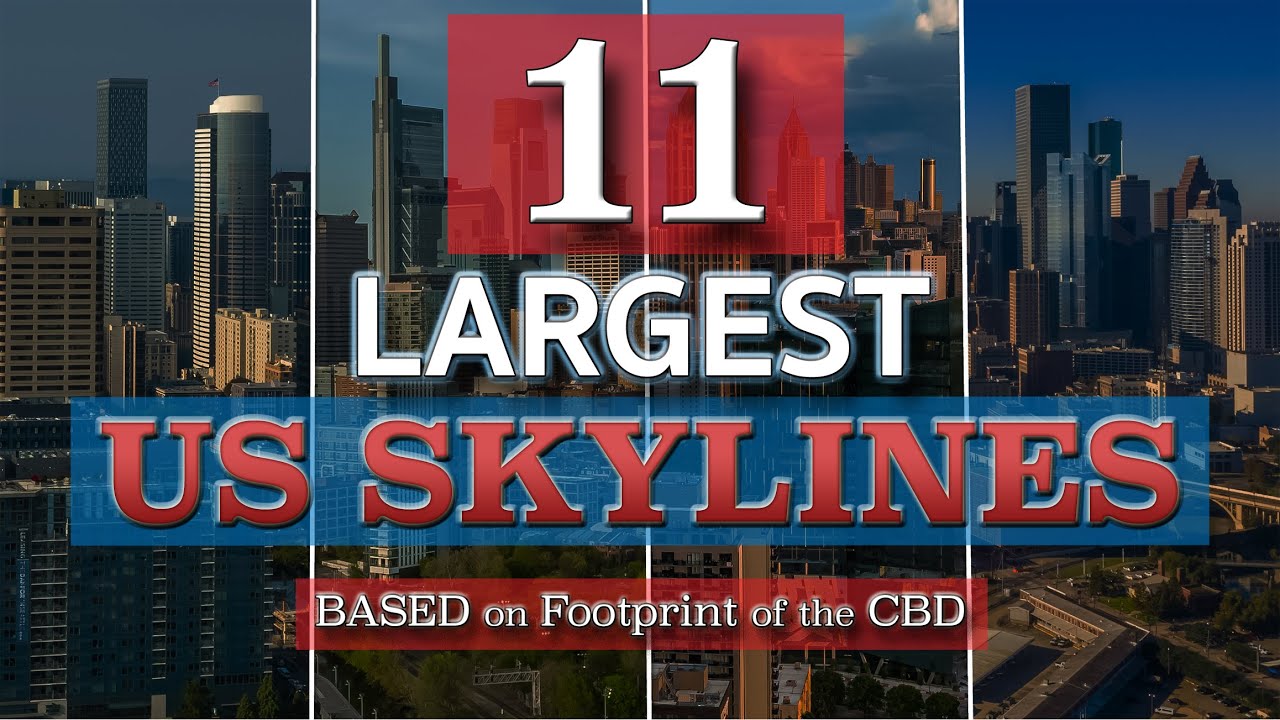 Top US Skylines  (Best Ranking of Skyline Size by its Footprint in the CBD)