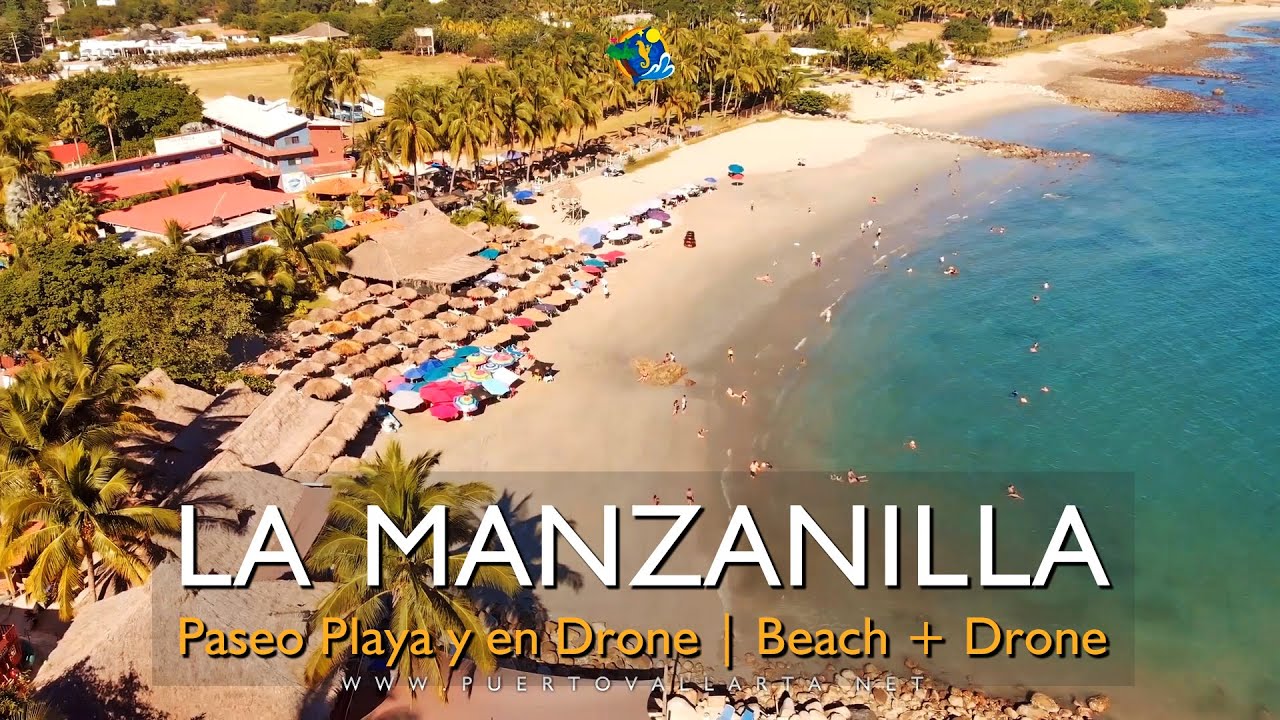 Playa La Manzanilla,  La Cruz de Huanacaxtle, Riviera Nayarit, México (Drone Dic. Dec.13, 2019)