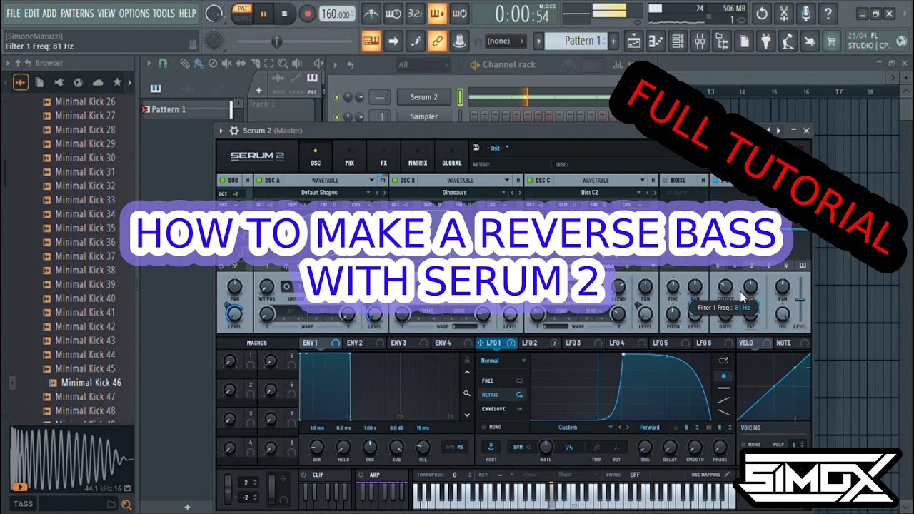How to make a reverse bass on Serum 2 - Full Tutorial - WRITE PRESET TO HAVE THIS PRESET FOR FREE!
