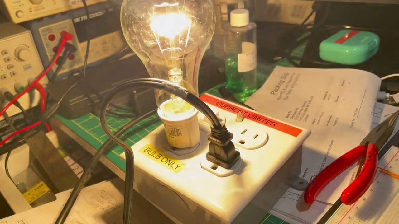 Current Limiter Test with Light Bulb | DIY Circuit Protection