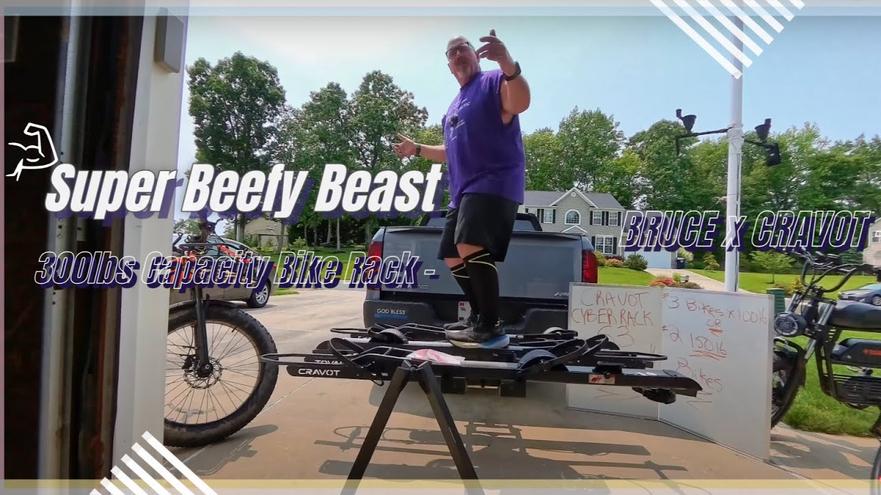 “Super Beefy Beast”- Bike Rack to Hold Three Up to 300LBS