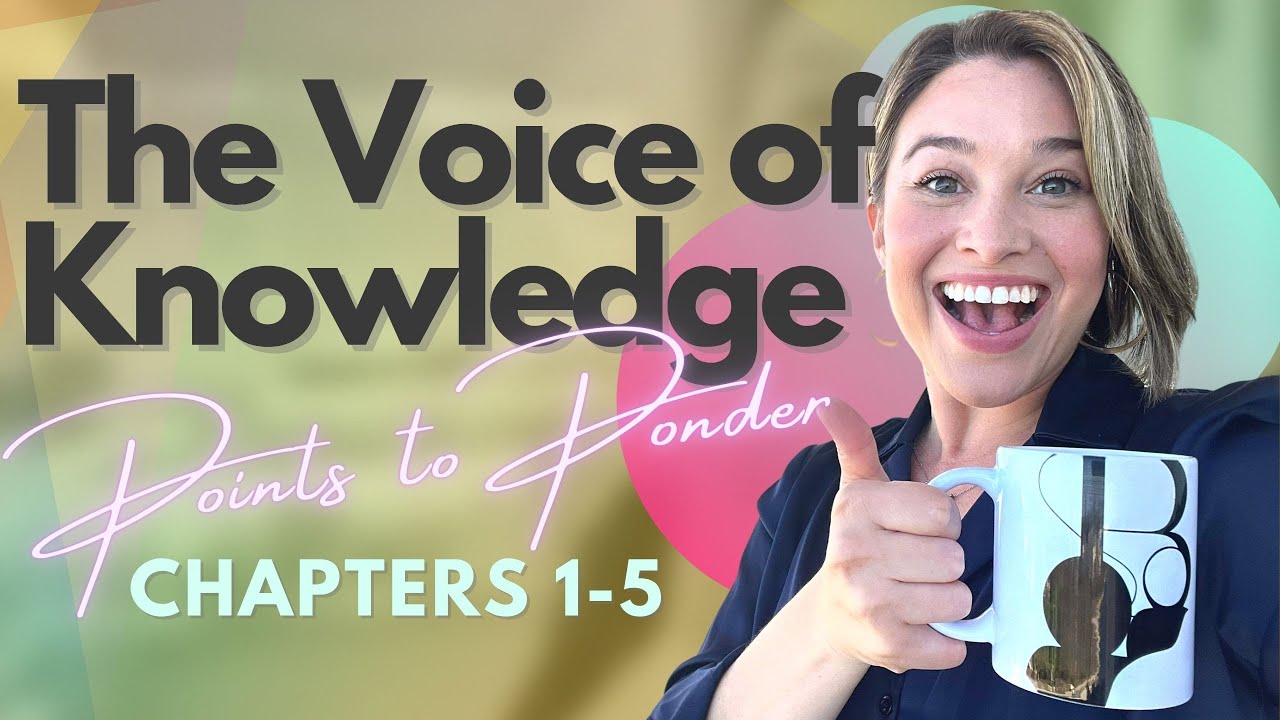 Summary Points to Ponder Ch.1-5 ll The Voice of Knowledge By Don Miguel Ruiz / Guide to Inner Peace