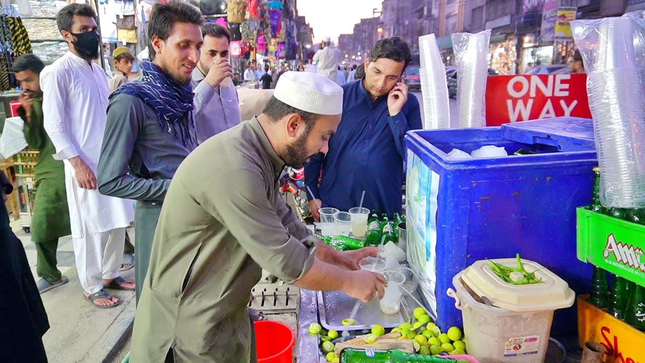 Lemon Soda Water | Qissa khwani bazaar Peshawar | Making 3000 Lemon Soda Water Daily | Lemon Soda