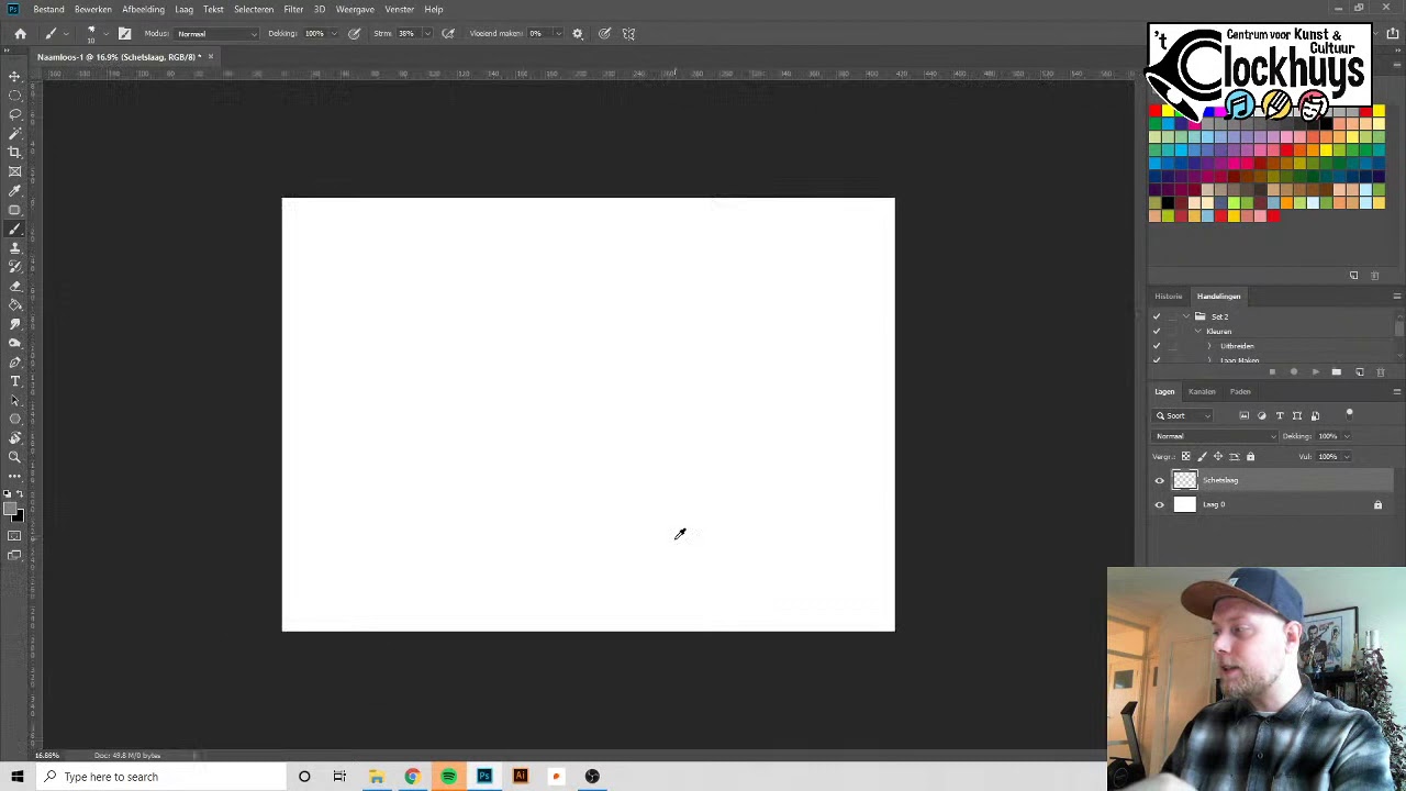 Livestream Jan-Willem Spakman (Wimpie Comics) voor open dag 't Clockhuys-CKC