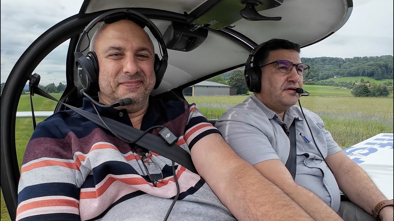 Private Flight Switzerland to Italy with my friend Aws (UnCut)