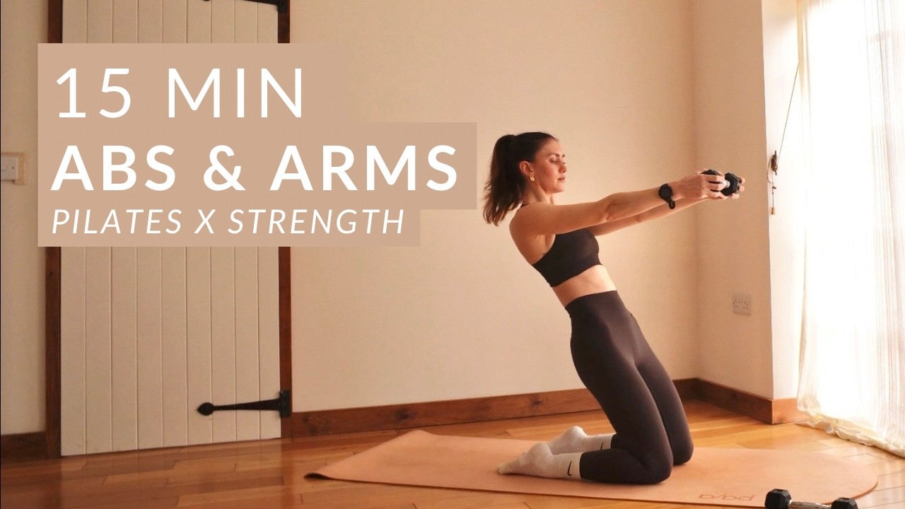 15 MIN Abs & Arms Workout | pilates strength fusion | build toned abs and lean arms