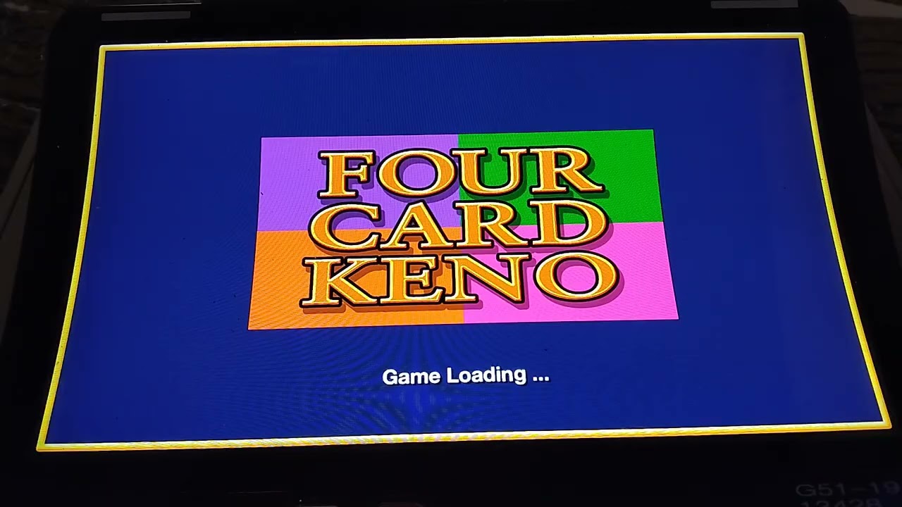 Keno at the bar top!