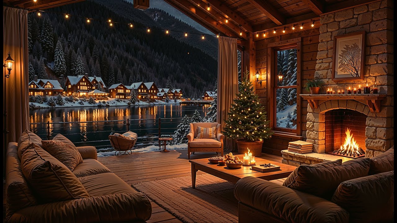 Winter Fireplace Jazz ❄️🔥 | Smooth Jazz to Relax, Work & Read