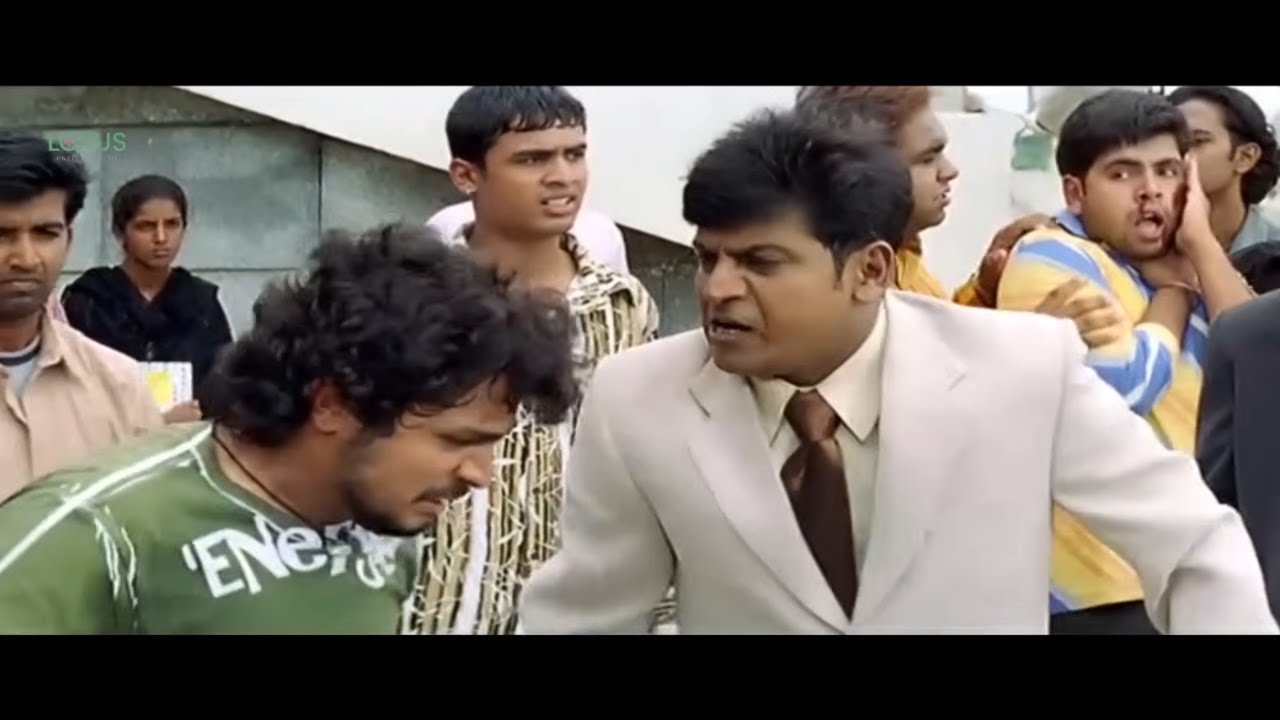 Shiva Rajkumar Slaps Vijay Raghavendra In College Campus | Rishi Kannada Movie Part 08
