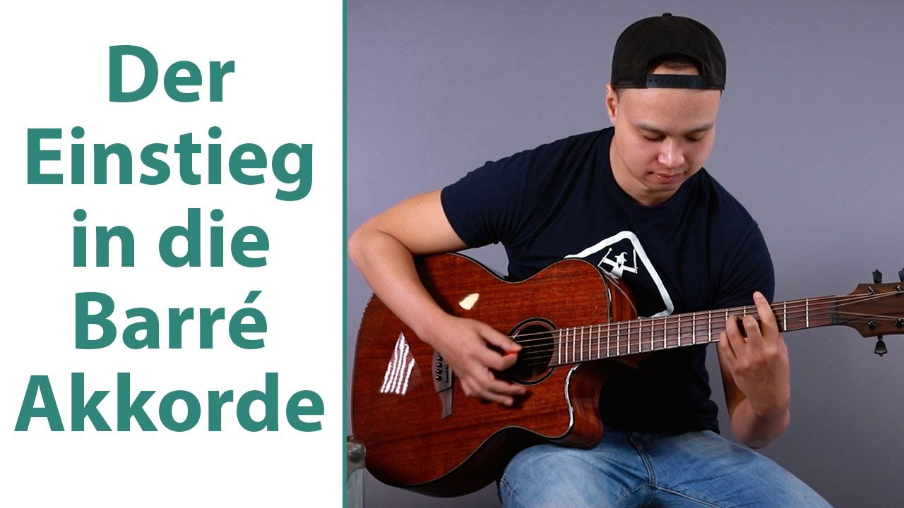 Barré Akkorde - Barré Griffe lernen Gitarre (F# und F#m Akkord Gitarre)