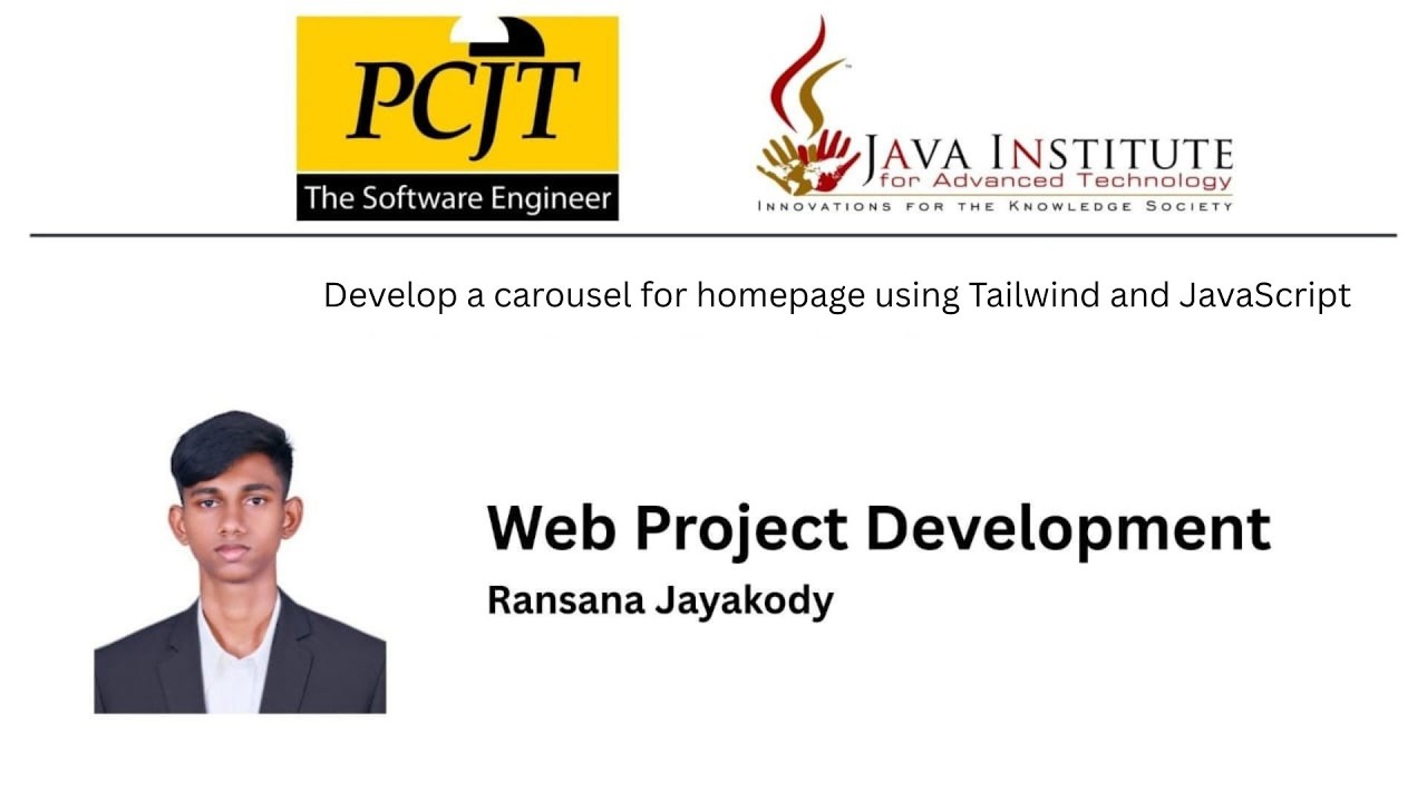 Web Project Development | Task 07 Java Institute | Ransana Jayakody