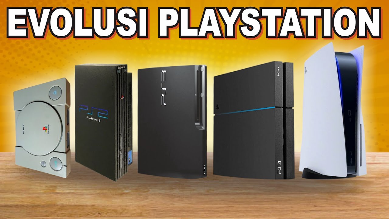 Perkembangan Teknologi Konsol Sony PlayStation dari Masa ke Masa‼️ PS1 Sampai PS5‼️