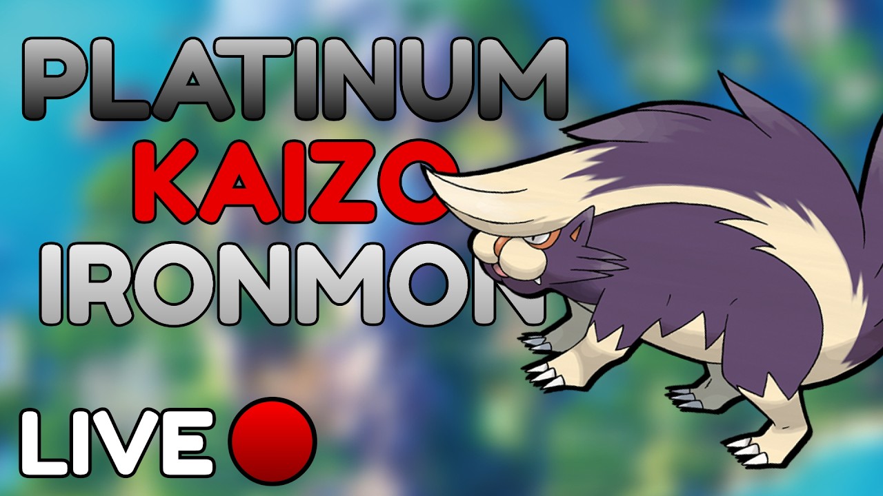 Continuing My First Ever PLATINUM KAIZO IRONMON | Live