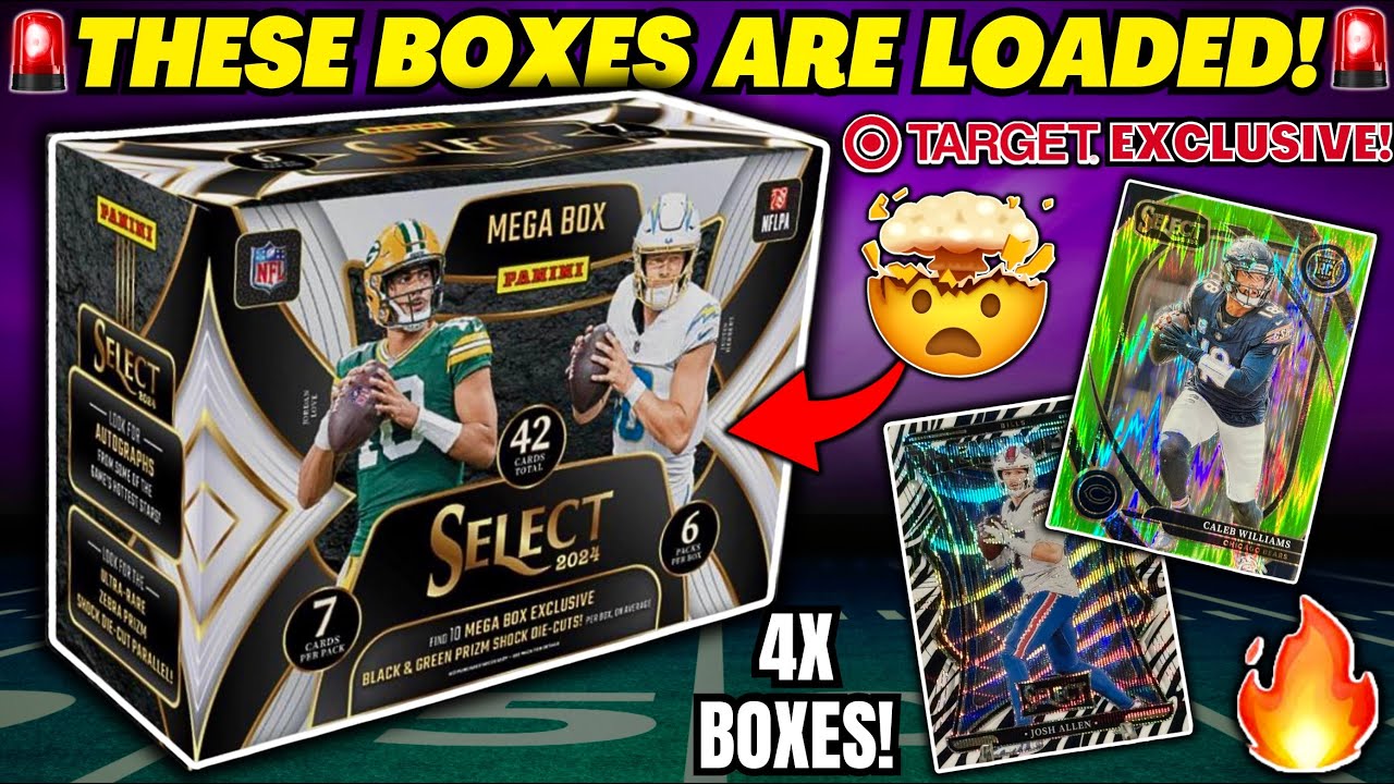*THESE ARE ACTUALLY FIRE!🤯 2024 SELECT FOOTBALL MEGA BOX REVIEW!🏈