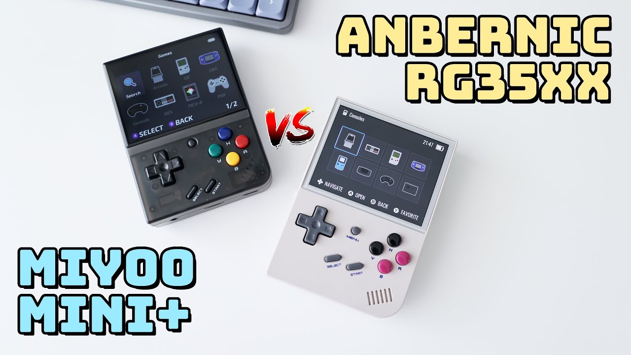 Miyoo Mini Plus vs Anbernic RG35XX Comparison