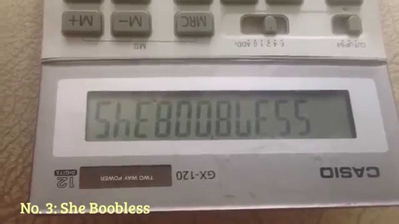 Top 10: Calculator Words (Tricks)
