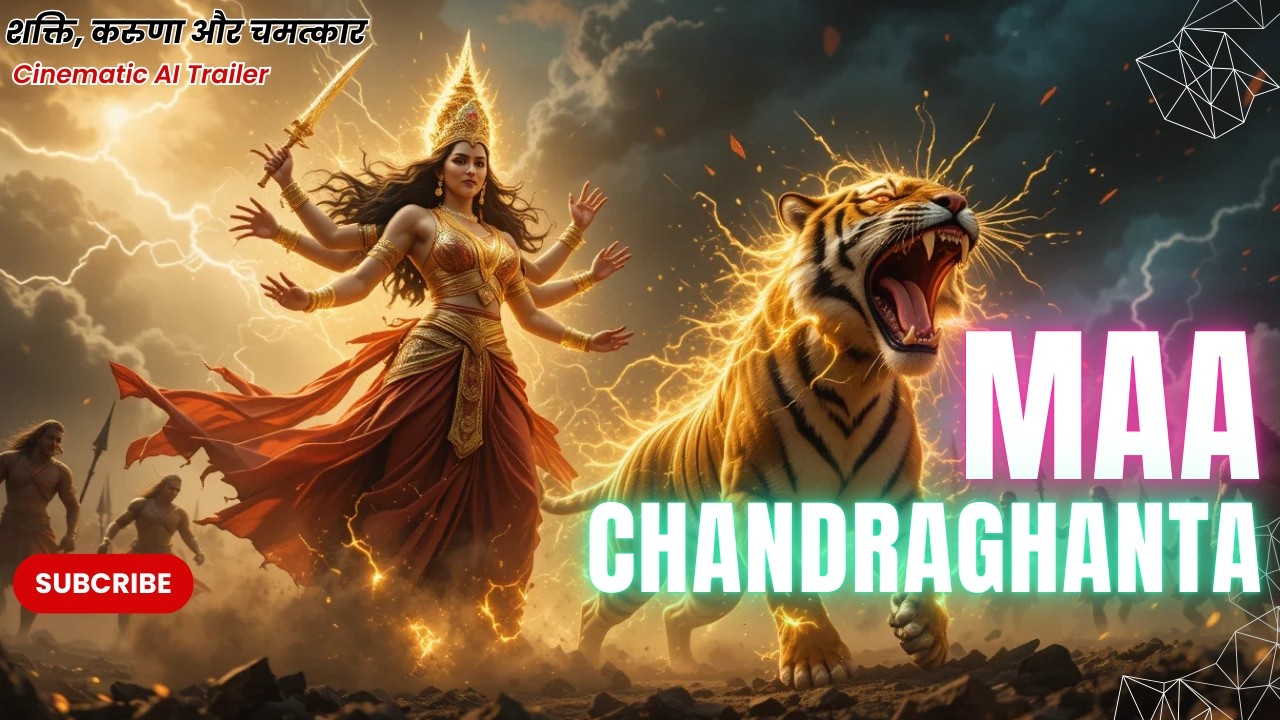Chandraghanta Mata | Maa Chandraghanta | Durga Avatar | AI Cinematic Trailer