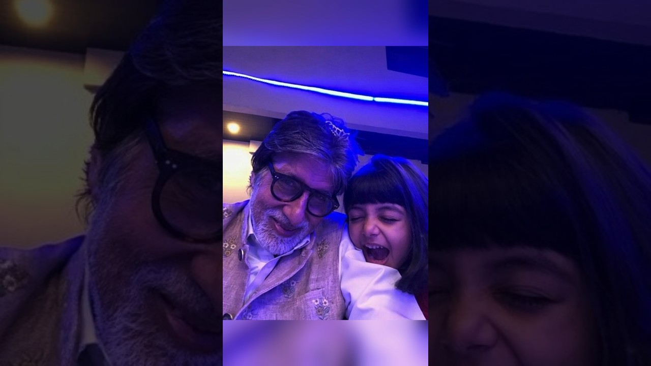 Aaradhya Bachchan with her dada and family #amitabhbachchan #aaradhya #family #shorts