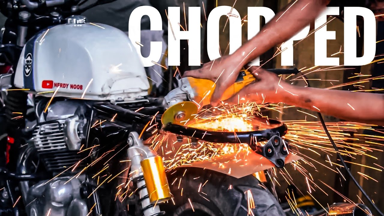 Continental GT 650 CHOPPED🔥 || Cheap LED tail Light || Project Brat