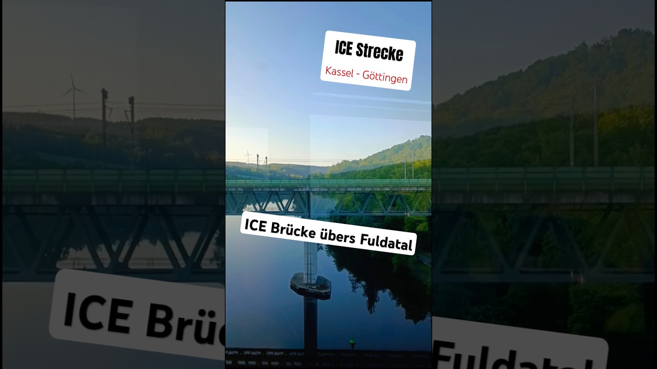 Grenzfluss #FULDA in Fuldatal/Ihringshausen &bull; Hochgeschwindigkeitsstrecke #DB