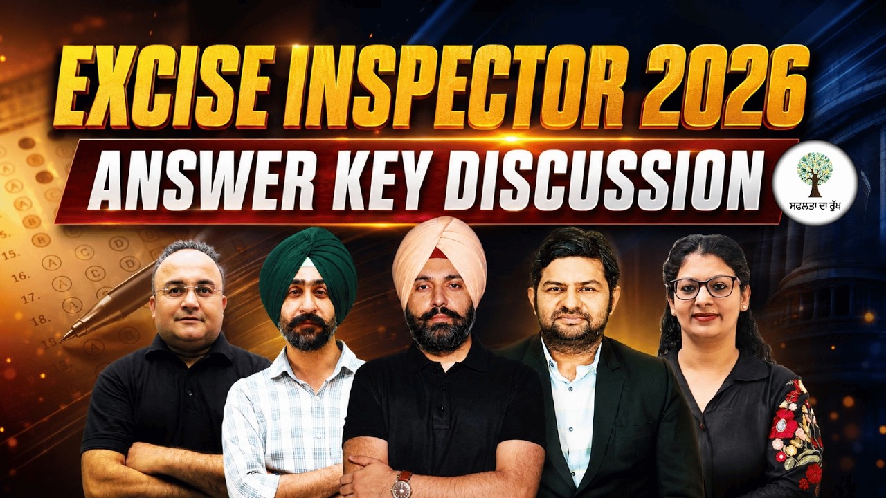 Excise Inspector 2026 Analysis | Answer Key Discussion LIVE 🔥 Full Paper Analysis & Expected Cut Off